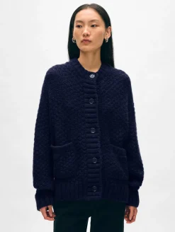 alpaca blend cardigan