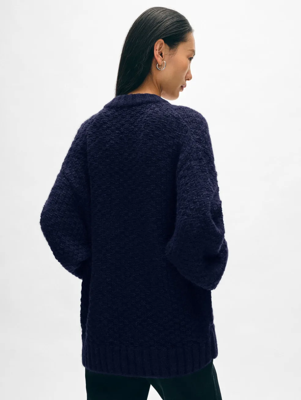 alpaca blend cardigan