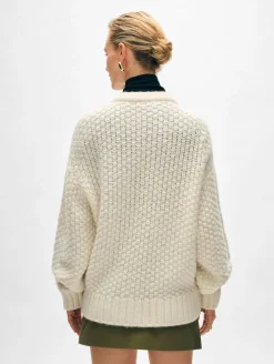 alpaca blend cardigan