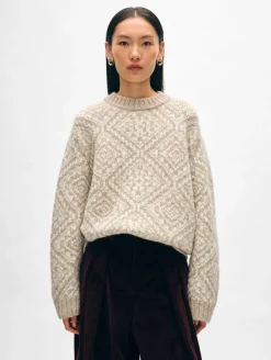 alpaca blend nordic crewneck