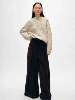 alpaca blend nordic crewneck