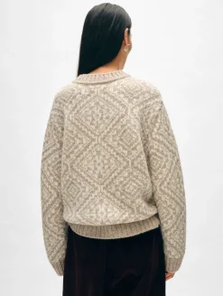 alpaca blend nordic crewneck