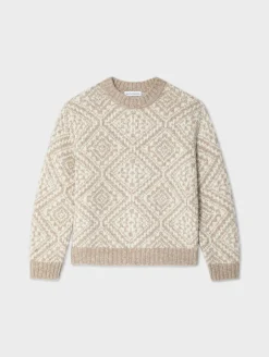 alpaca blend nordic crewneck