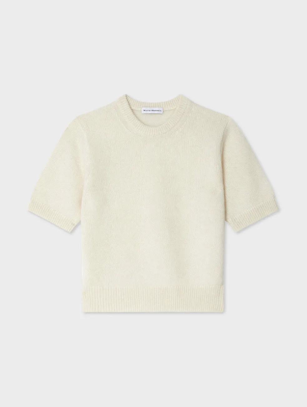 brushed cashmere tee