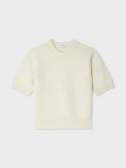 brushed cashmere tee