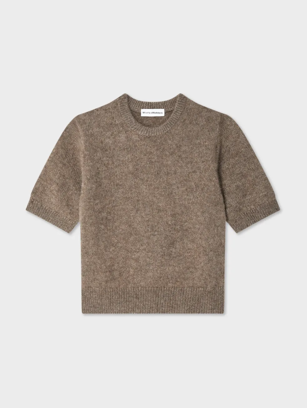 brushed cashmere tee