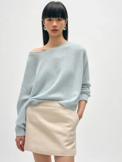 cashmere boatneck sweater