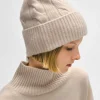 cashmere cable beanie