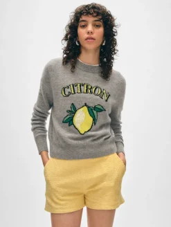 cashmere citron crewneck