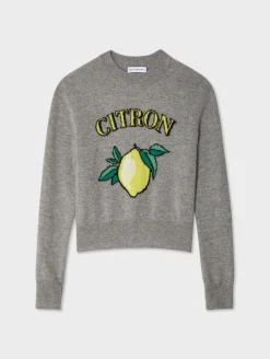 cashmere citron crewneck