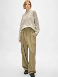 cashmere donegal easy crewneck