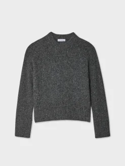 cashmere donegal easy crewneck