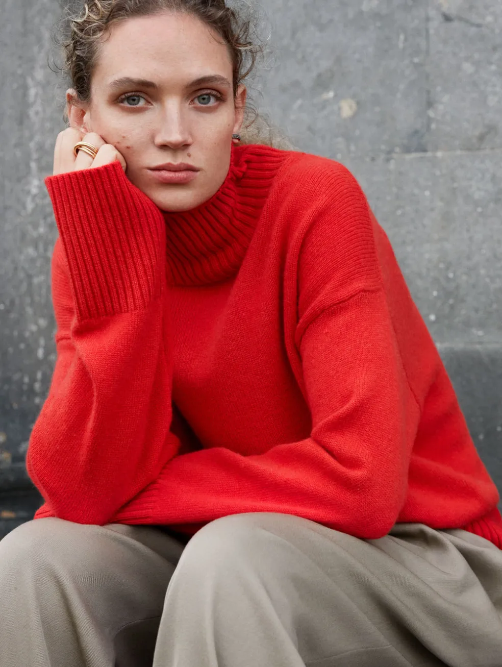 cashmere easy standneck