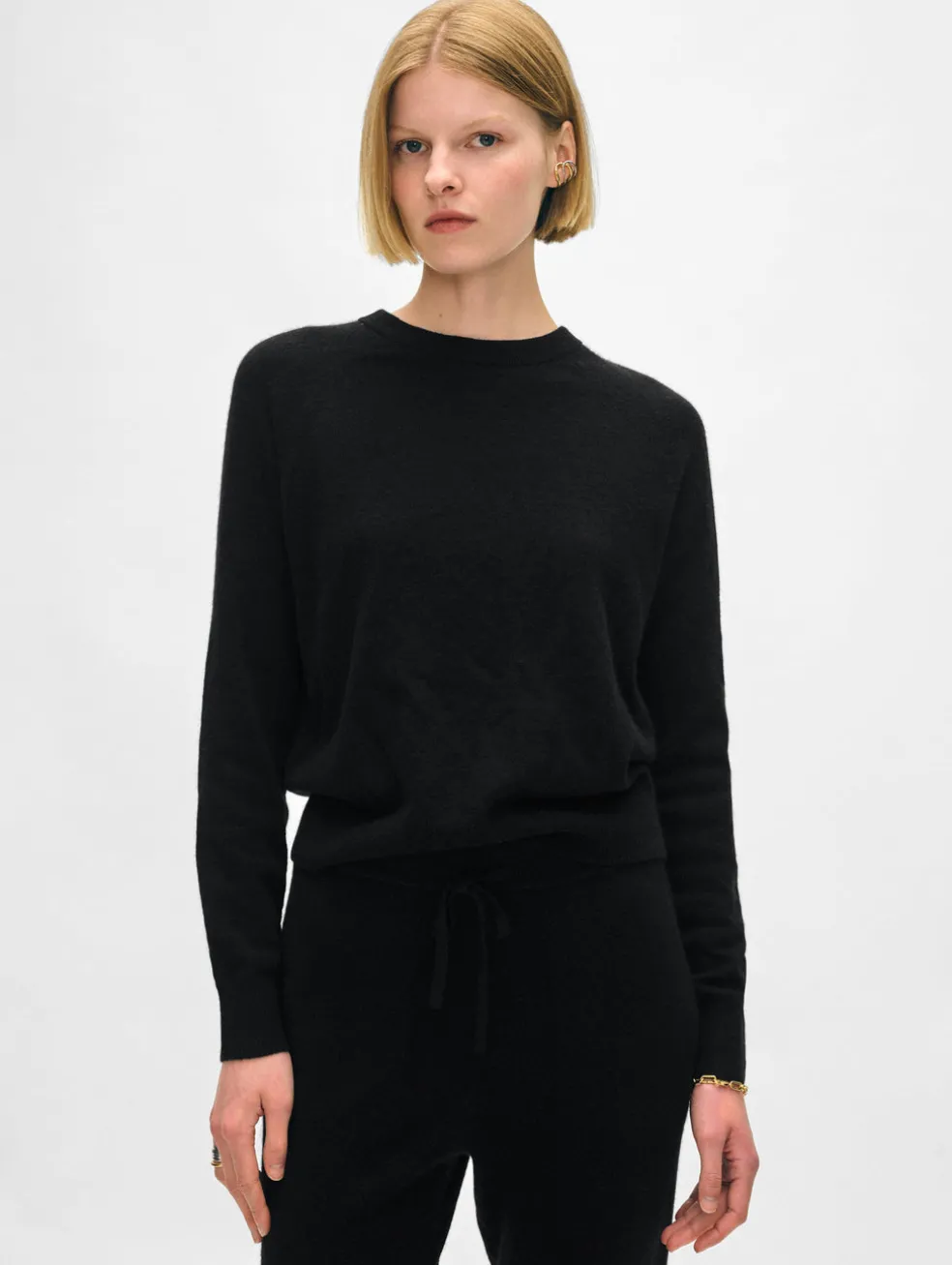 cashmere easy sweatshirt