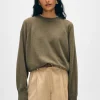cashmere easy sweatshirt