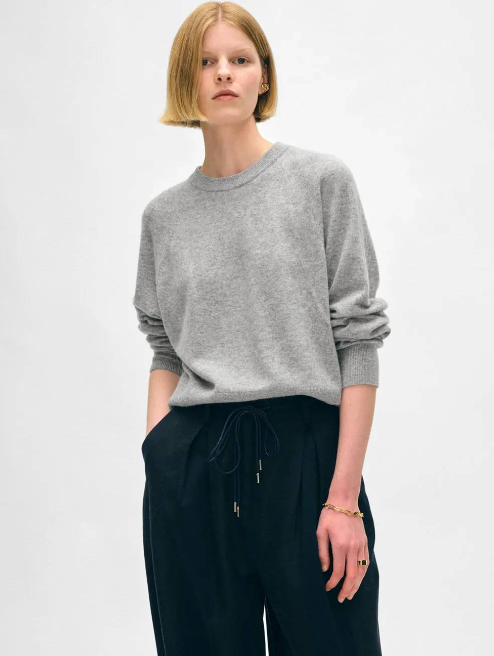 cashmere easy sweatshirt