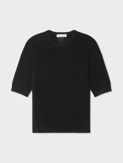 cashmere elbow sleeve tee