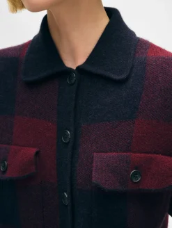 cashmere luxe button down shacket