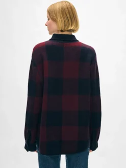 cashmere luxe button down shacket