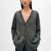 cashmere luxe pocket cardigan