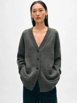 cashmere luxe pocket cardigan