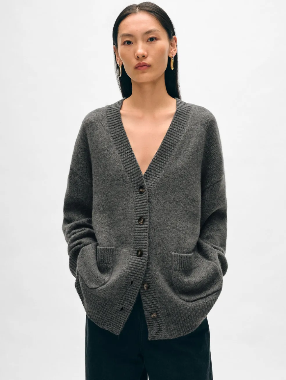 cashmere luxe pocket cardigan