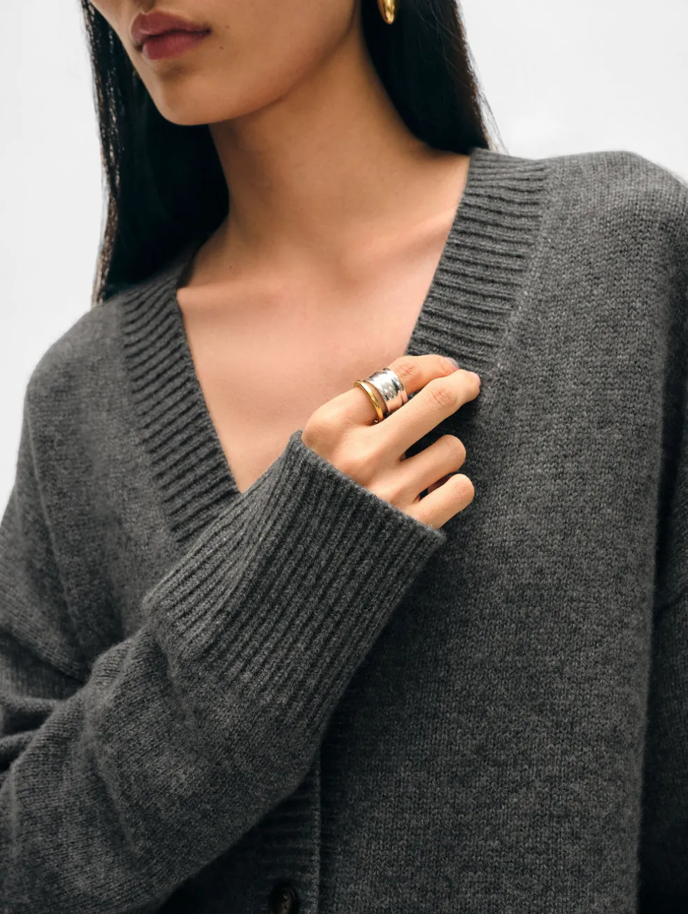 cashmere luxe pocket cardigan