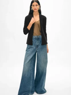 cashmere mini trapeze cardigan