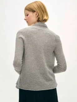cashmere mini trapeze cardigan