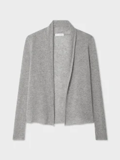 cashmere mini trapeze cardigan