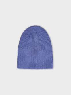 cashmere plush rib beanie