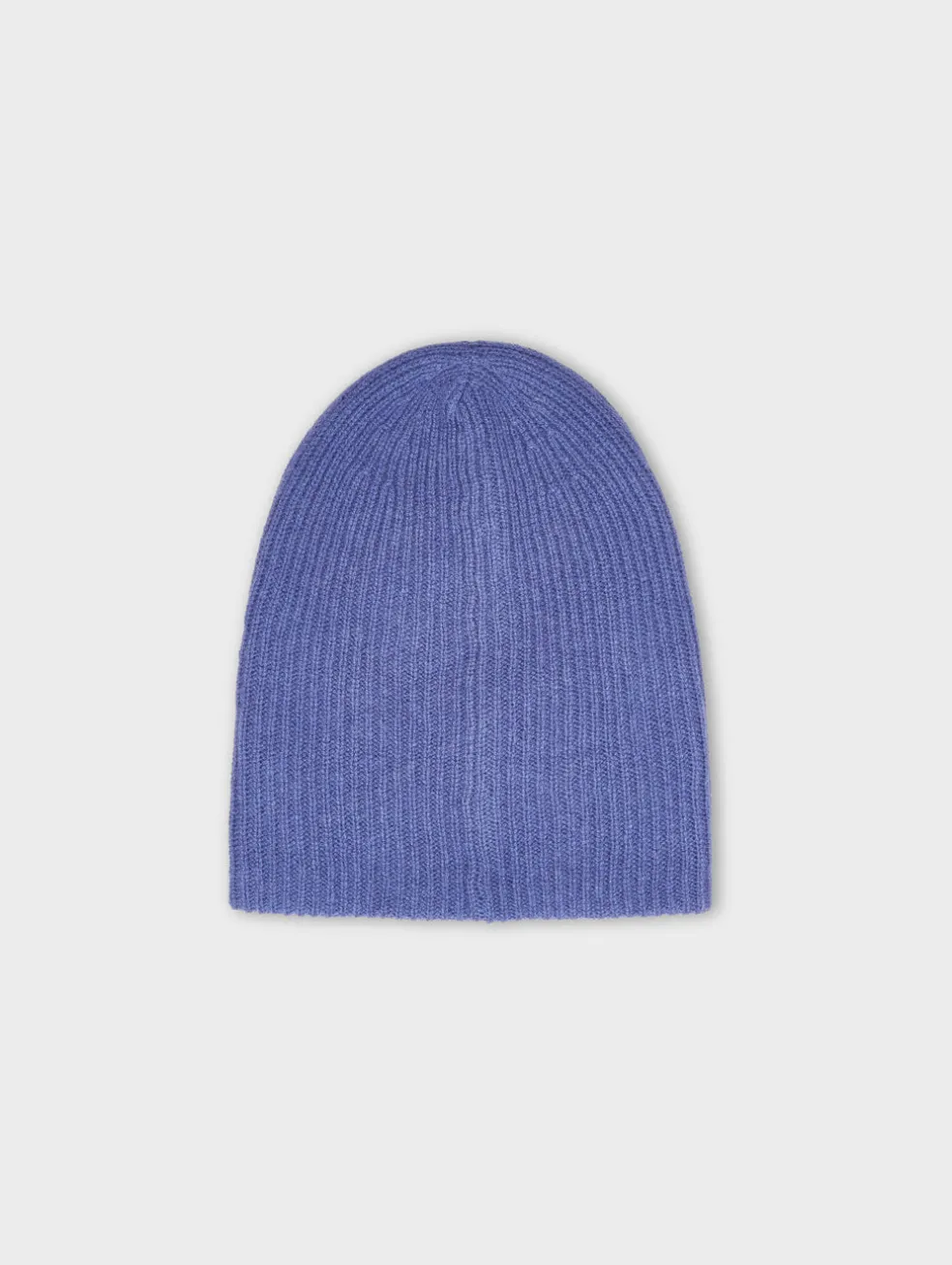 cashmere plush rib beanie