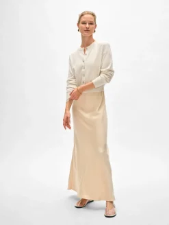 cashmere rhinestone button cardigan