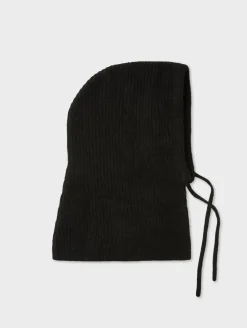 cashmere ribbed balaclava