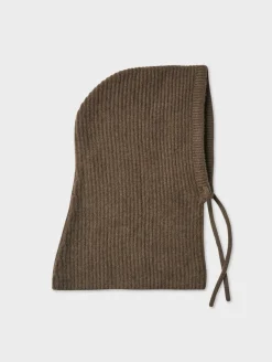 cashmere ribbed balaclava