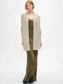 cashmere trapeze cardigan