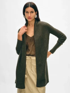 cashmere trapeze cardigan
