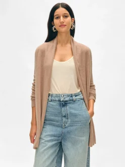 cashmere trapeze cardigan