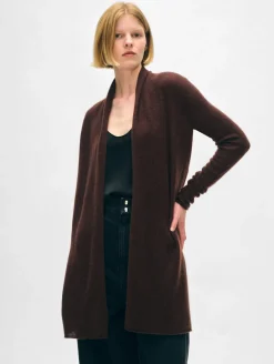 cashmere trapeze cardigan