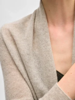 cashmere trapeze cardigan