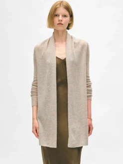 cashmere trapeze cardigan