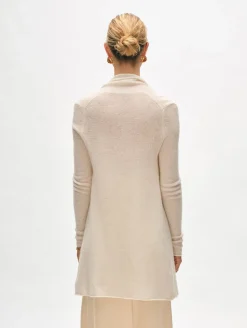 cashmere trapeze cardigan