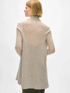 cashmere trapeze cardigan