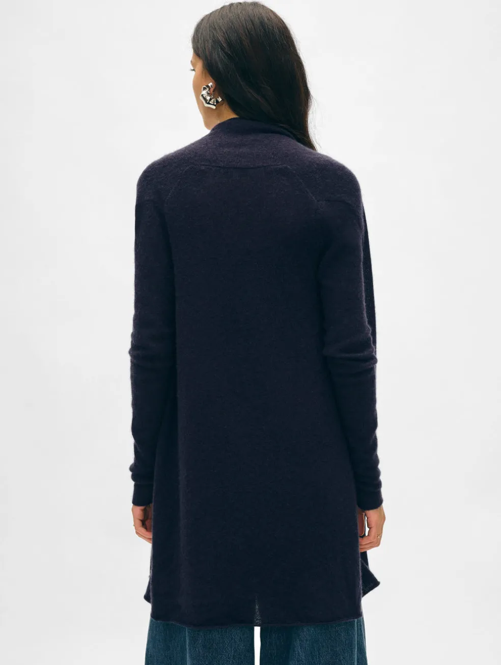 cashmere trapeze cardigan