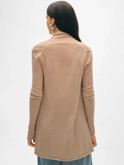 cashmere trapeze cardigan