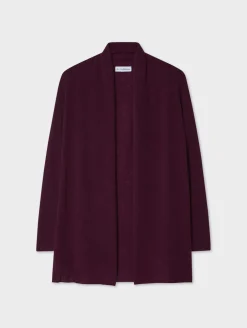 cashmere trapeze cardigan