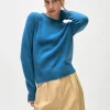 cashmere waffle sweatshirt