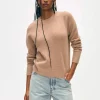 cashmere waffle sweatshirt