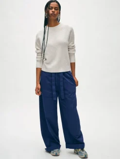 cashmere waffle sweatshirt