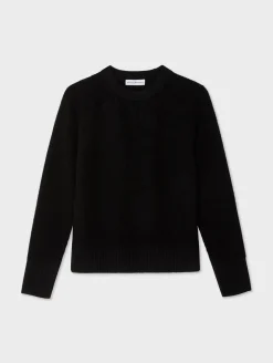 cashmere waffle sweatshirt